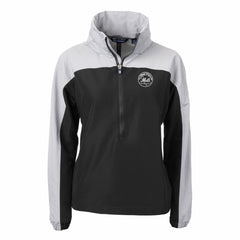 New York Mets Cutter & Buck Women's Charter Eco Recycled Half-Zip Anorak Jacket - MLB Jackets