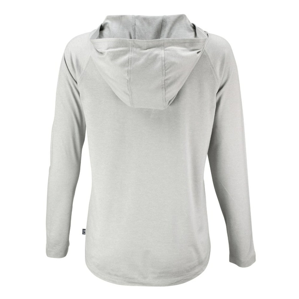San Diego Padres Cutter & Buck Women's Coastline Epic Comfort Eco Recycled Raglan Long Sleeve Hoodie T-Shirt - MLB Hoodies