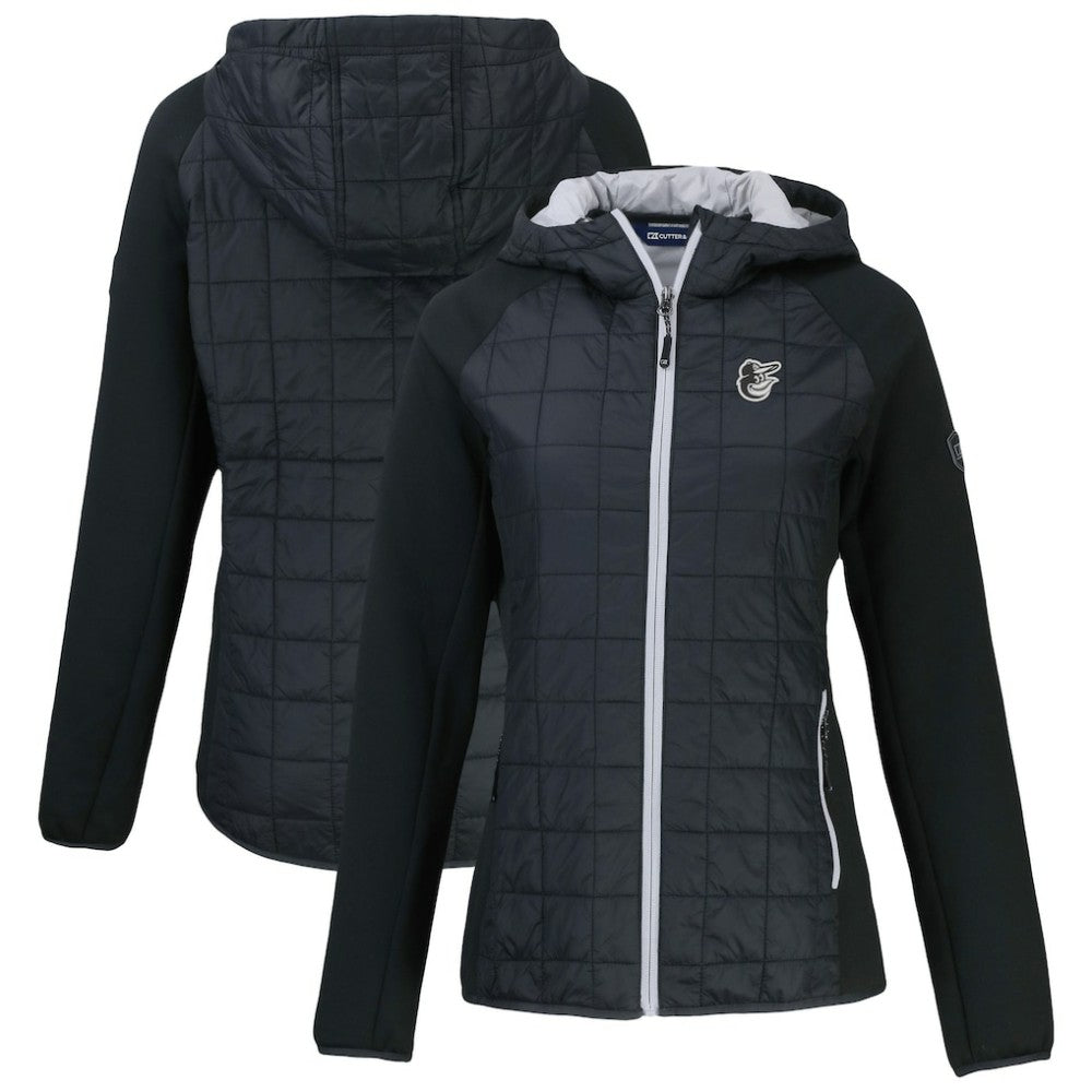 Baltimore Orioles Cutter & Buck Women's Rainier Primaloft Eco Full-Zip Hybrid Jacket - MLB Jackets