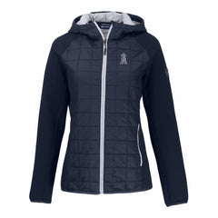Los Angeles Angels Cutter & Buck Women's Rainier Primaloft Eco Full-Zip Hybrid Jacket - MLB Jackets