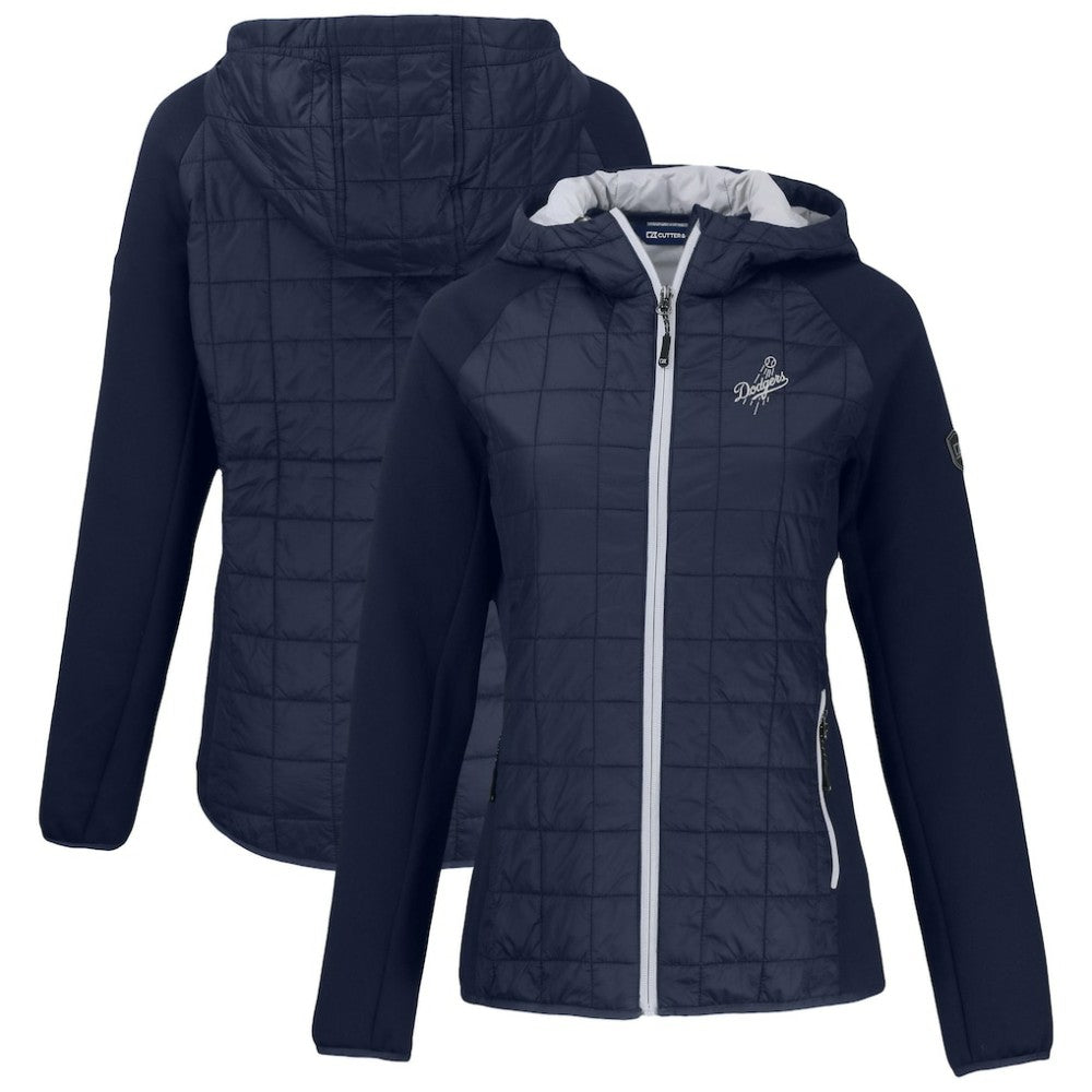 Los Angeles Dodgers Cutter & Buck Women's Rainier Primaloft Eco Full-Zip Hybrid Jacket - MLB Jackets