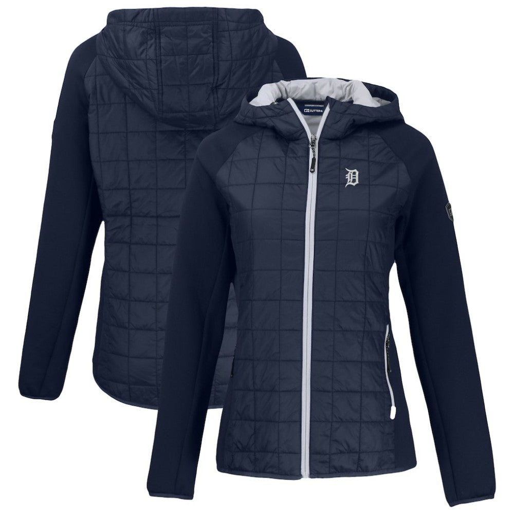 Detroit Tigers Cutter & Buck Women's Rainier Primaloft Eco Full-Zip Hybrid Jacket - MLB Jackets