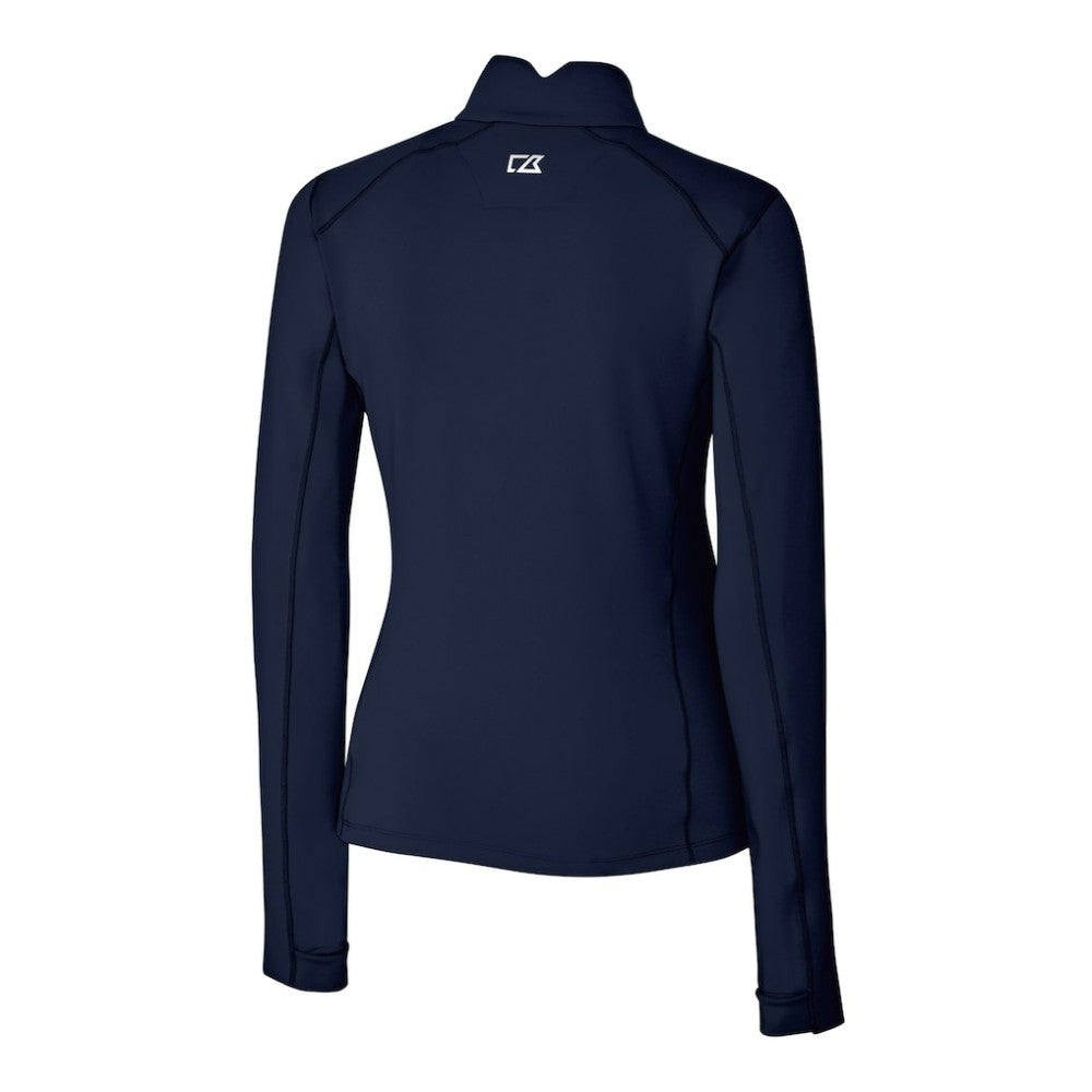 Detroit Tigers Cutter & Buck Women's Traverse Stretch Quarter-Zip Pullover Top - MLB Pullover