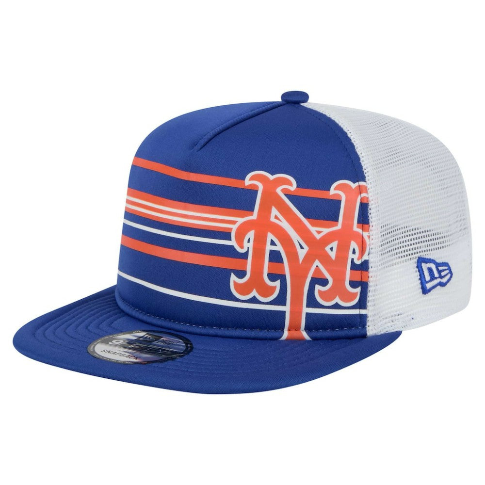 New York Mets New Era 9FIFTY A-Frame Trucker Snapback Hat - MLB Hats