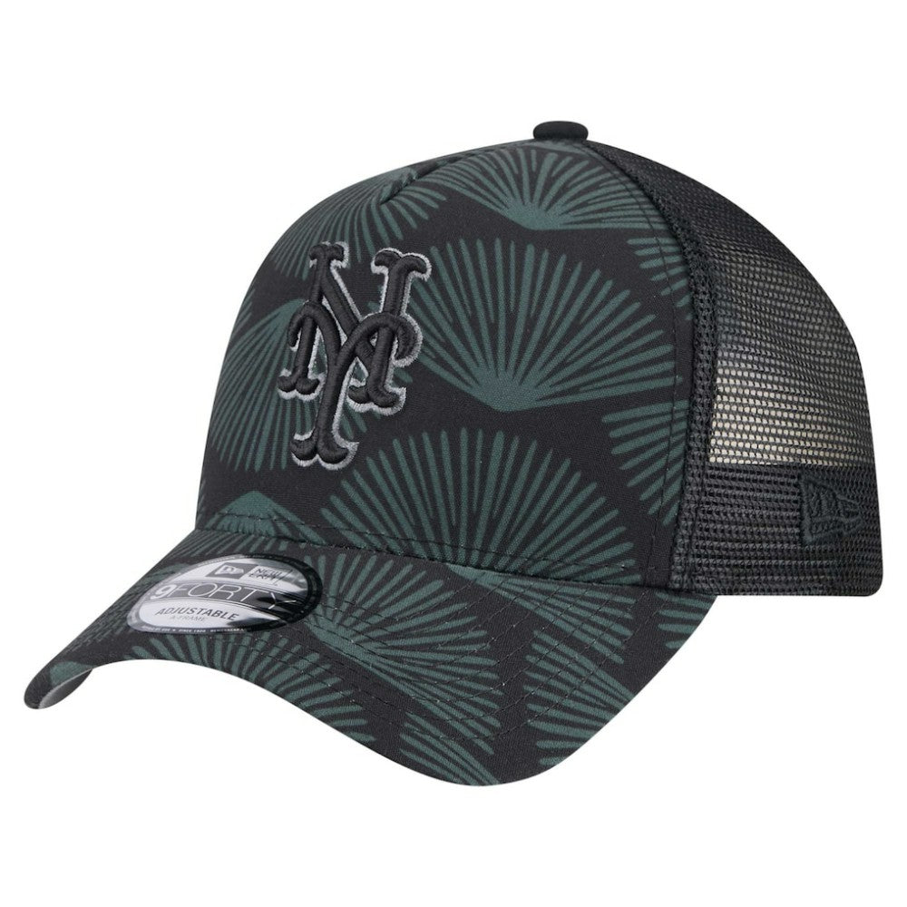 New York Mets New Era 9FORTY A-Frame Trucker Adjustable Hat - MLB Hats