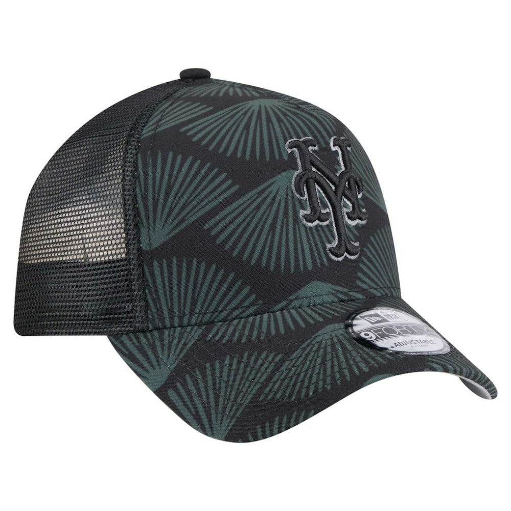 New York Mets New Era 9FORTY A-Frame Trucker Adjustable Hat - MLB Hats