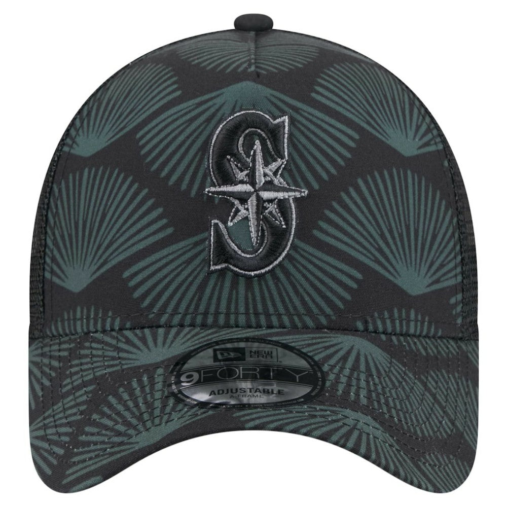 Seattle Mariners New Era 9FORTY A-Frame Trucker Adjustable Hat - MLB Hats