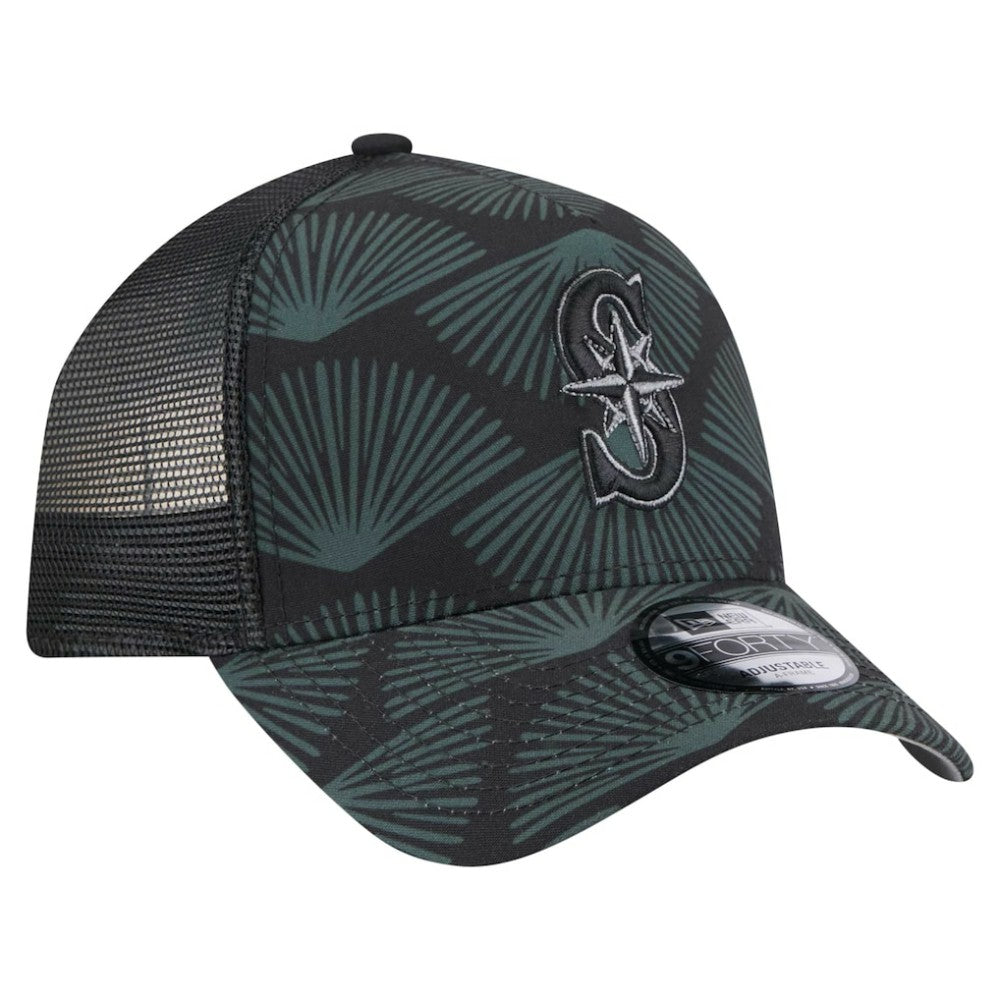 Seattle Mariners New Era 9FORTY A-Frame Trucker Adjustable Hat - MLB Hats