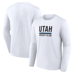 Utah Mammoth Fanatics Secondary Logo Long Sleeve T-Shirt -  NHL T-shirts