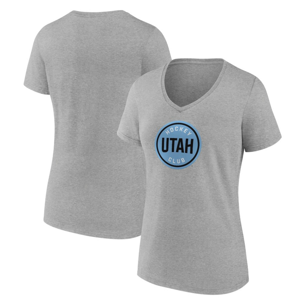 Utah Mammoth Fanatics Women's Draft Logo V-Neck T-Shirt -  NHL T-shirts