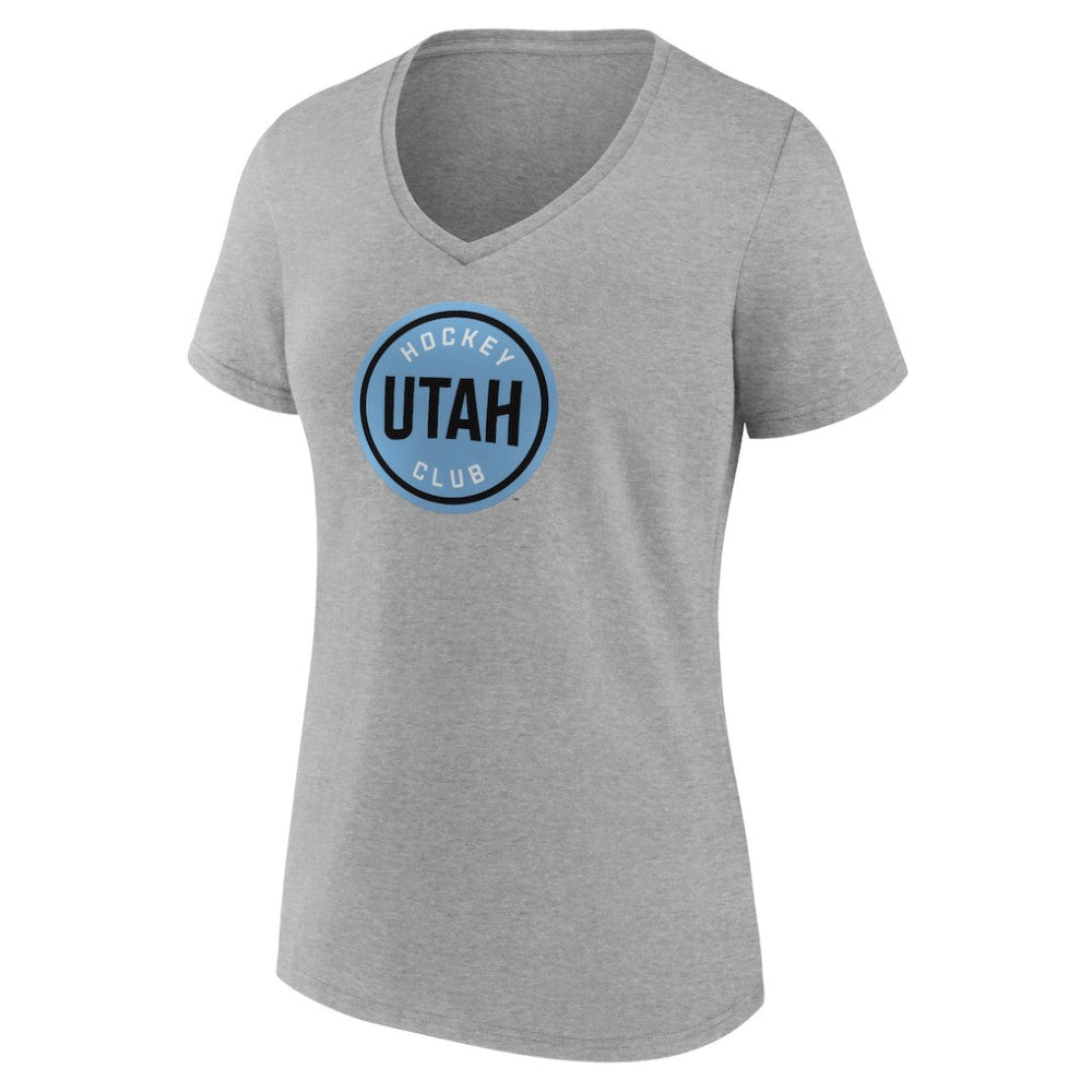 Utah Mammoth Fanatics Women's Draft Logo V-Neck T-Shirt -  NHL T-shirts