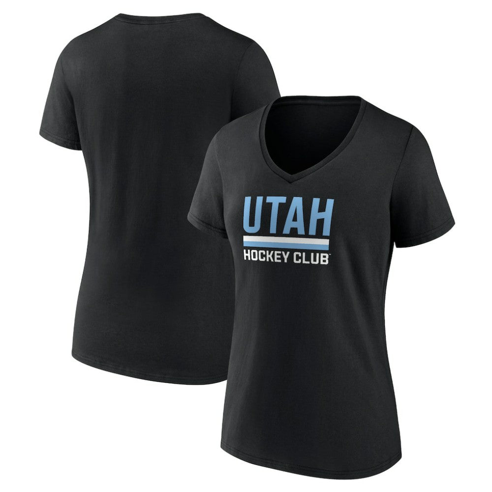 Utah Mammoth Fanatics Women's Secondary Logo V-Neck T-Shirt -  NHL T-shirts