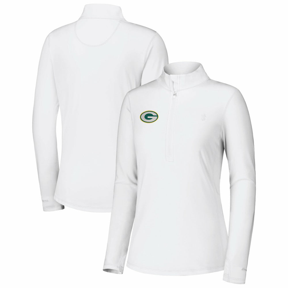 Green Bay Packers Women's Sport Playa Vista IslandZone Quarter-Zip Jacket | NFL Sale