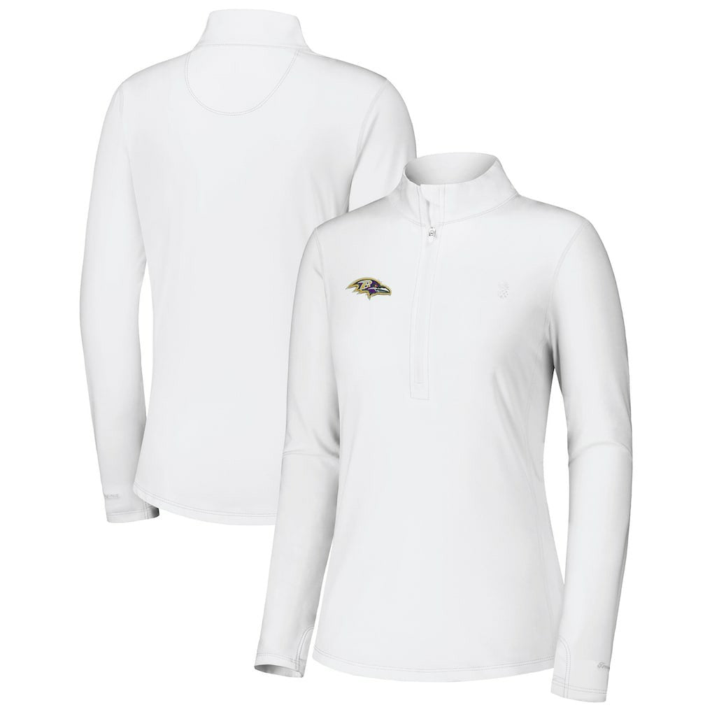 Baltimore Ravens Women's Sport Playa Vista IslandZone Quarter-Zip Jacket | NFL New