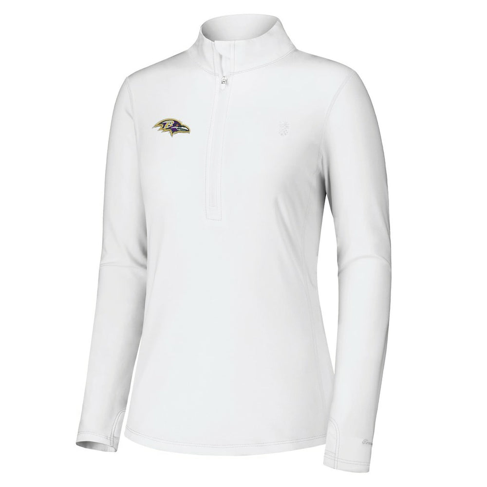 Baltimore Ravens Women's Sport Playa Vista IslandZone Quarter-Zip Jacket | NFL New
