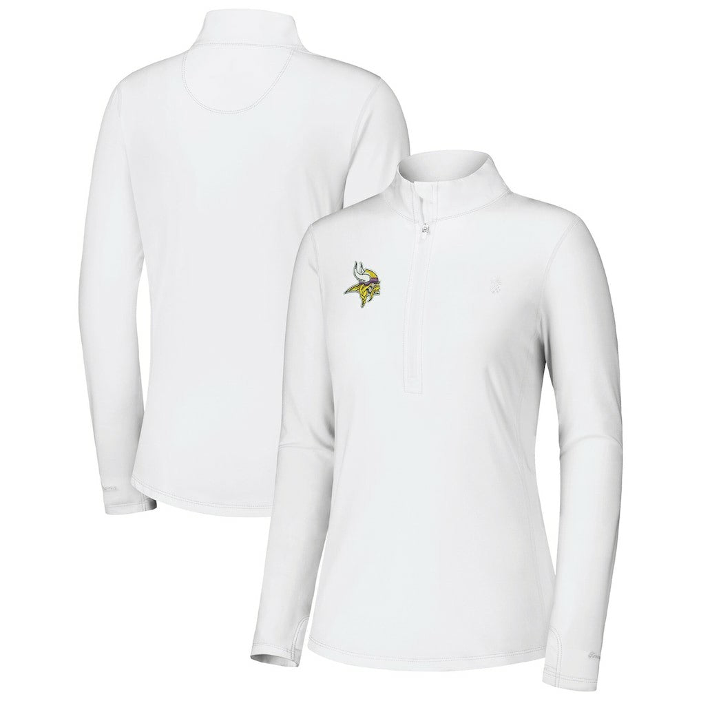 Minnesota Vikings Women's Sport Playa Vista IslandZone Quarter-Zip Jacket | NFL Hot