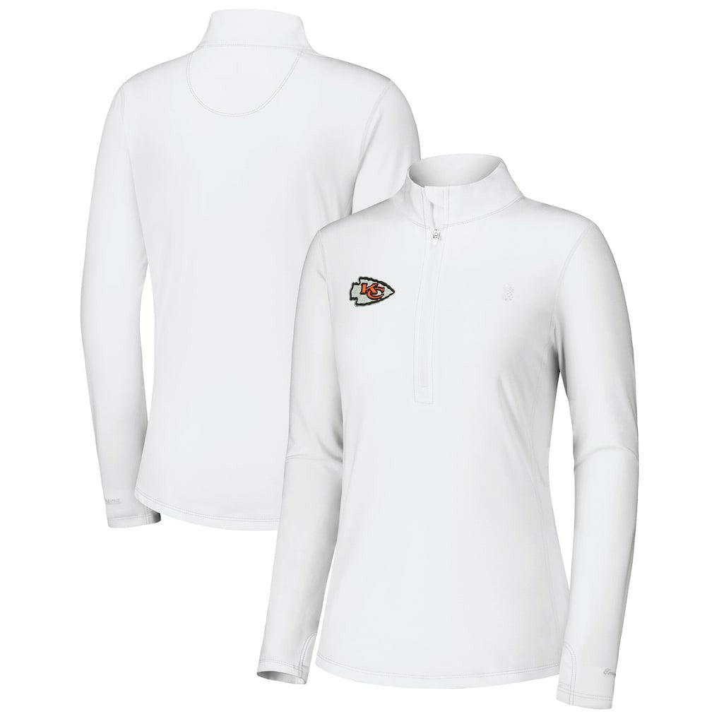 Kansas City Chiefs Women's Sport Playa Vista IslandZone Quarter-Zip Jacket | NFL Outlet