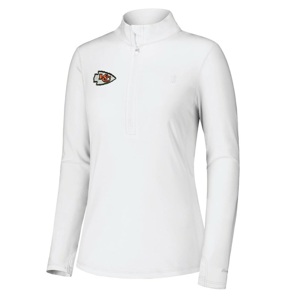 Kansas City Chiefs Women's Sport Playa Vista IslandZone Quarter-Zip Jacket | NFL Outlet