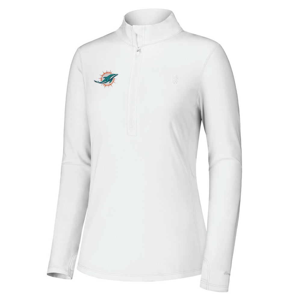 Miami Dolphins Women's Sport Playa Vista IslandZone Quarter-Zip Jacket | NFL Near me