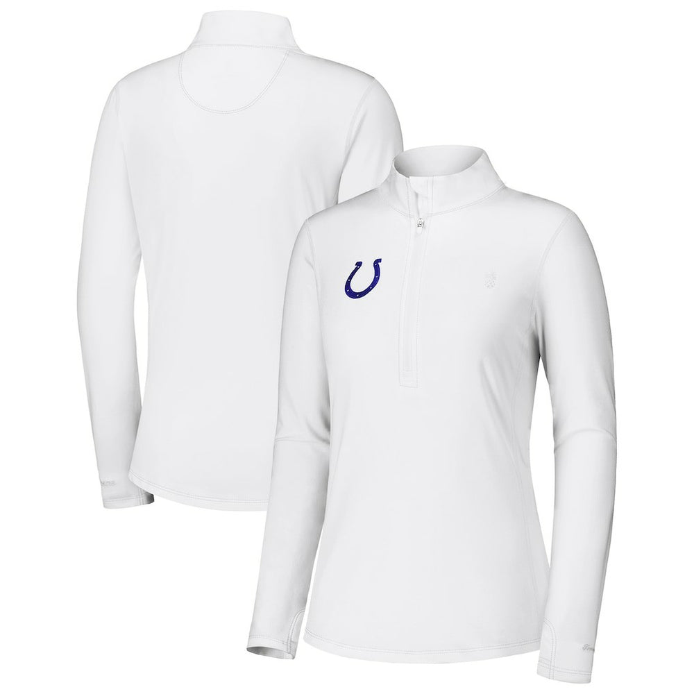 Indianapolis Colts Women's Sport Playa Vista IslandZone Quarter-Zip Jacket | NFL Discount