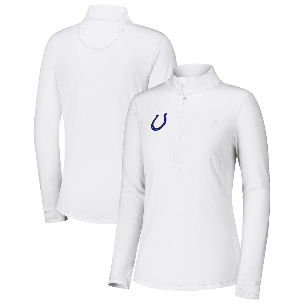 Indianapolis Colts Women's Sport Playa Vista IslandZone Quarter-Zip Jacket | NFL Discount