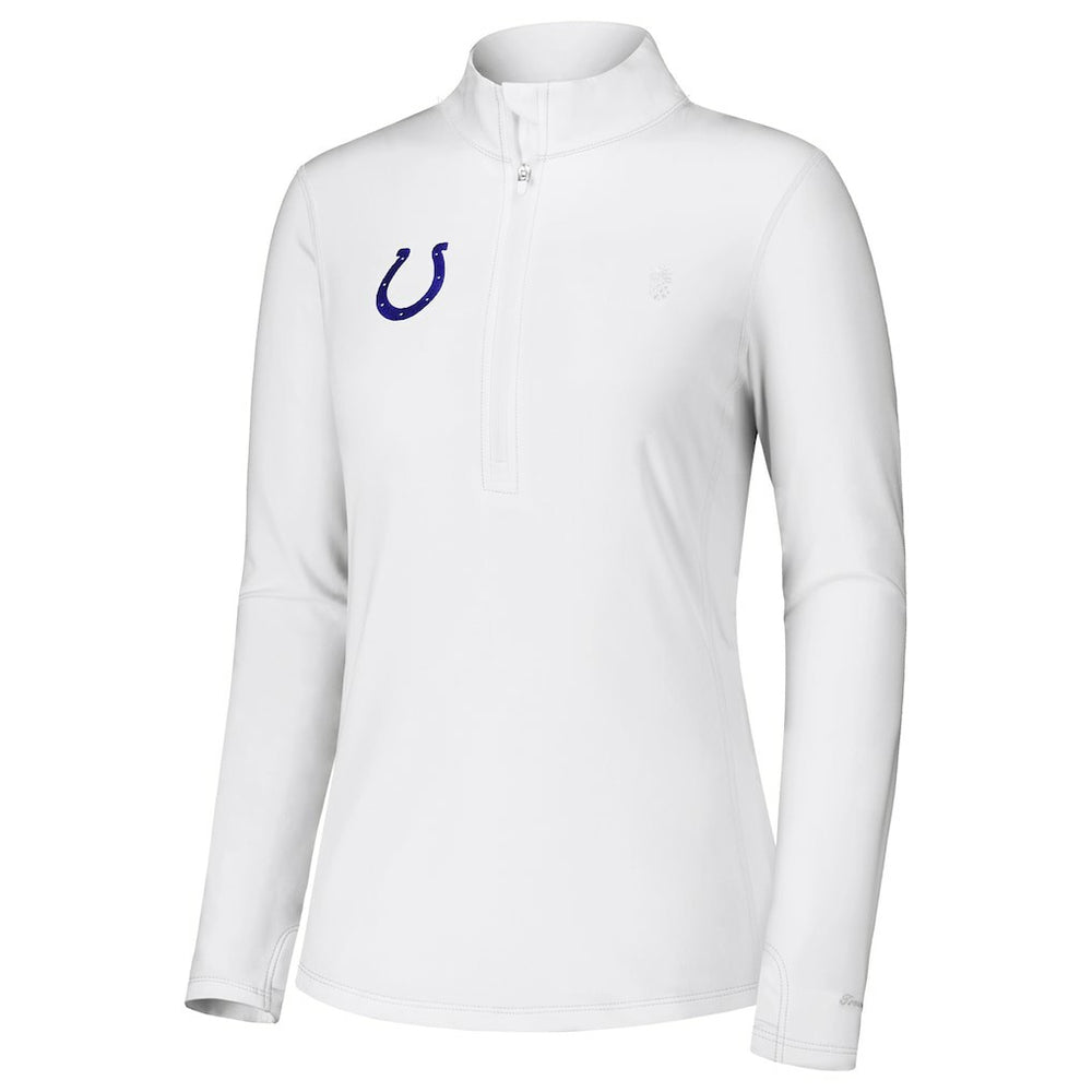 Indianapolis Colts Women's Sport Playa Vista IslandZone Quarter-Zip Jacket | NFL Discount