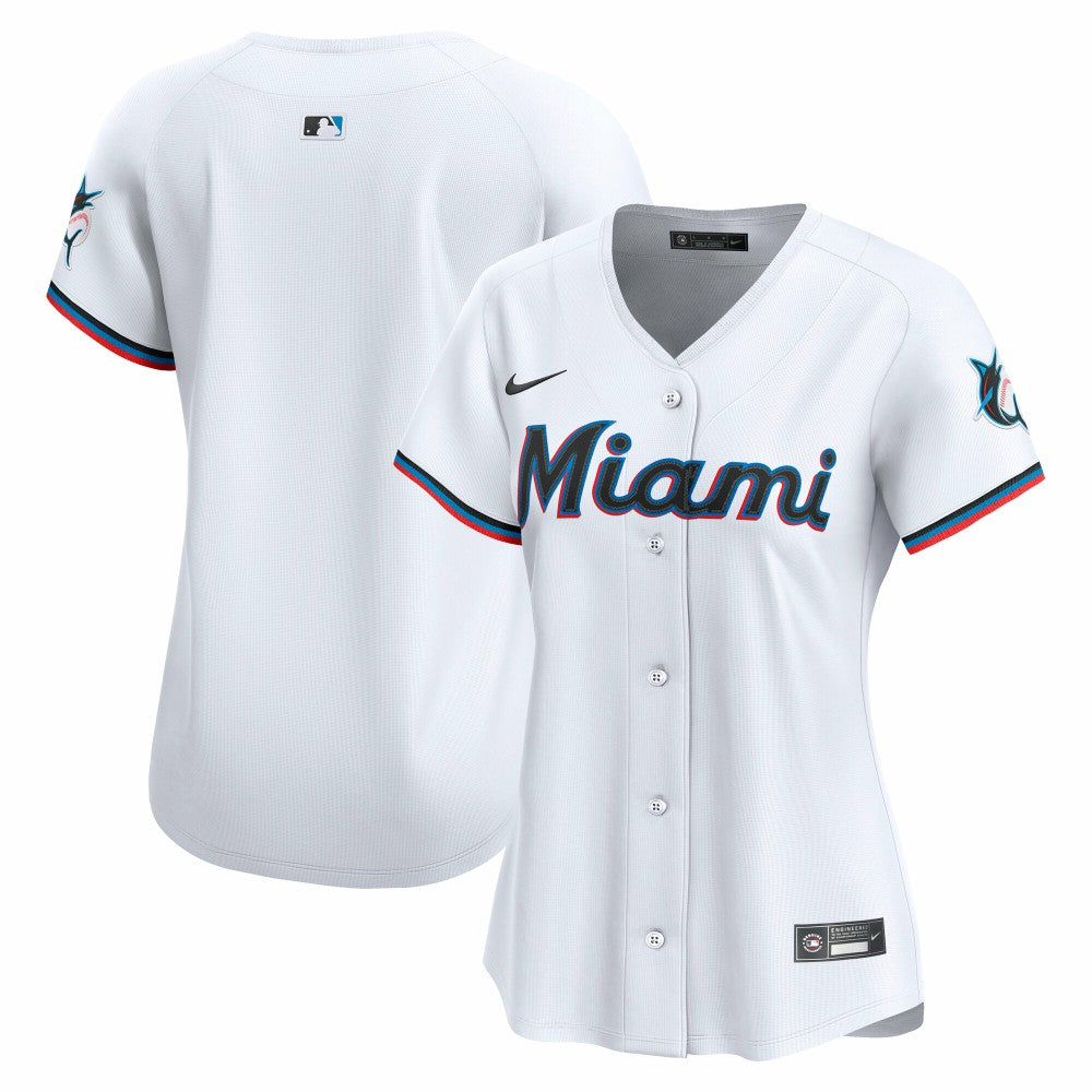 Miami Marlins Nike Women's Home Limited Jersey - MLB Jerseys