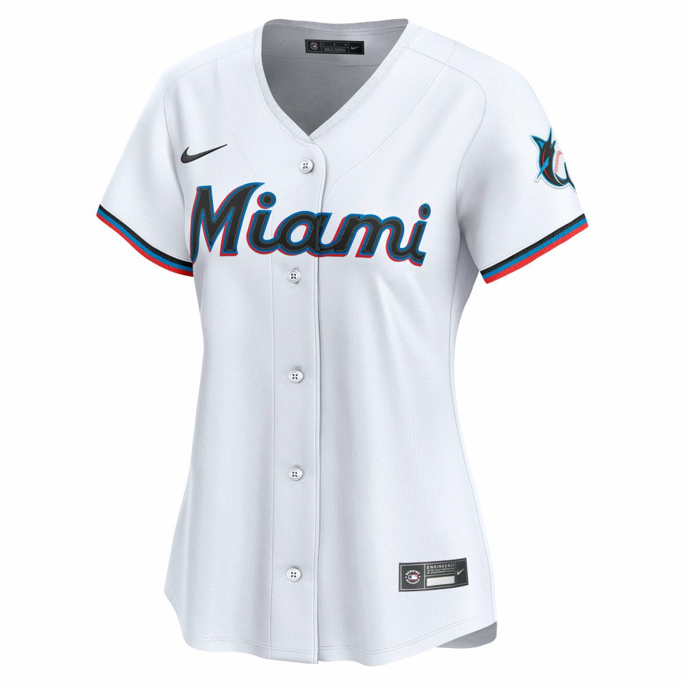 Miami Marlins Nike Women's Home Limited Jersey - MLB Jerseys