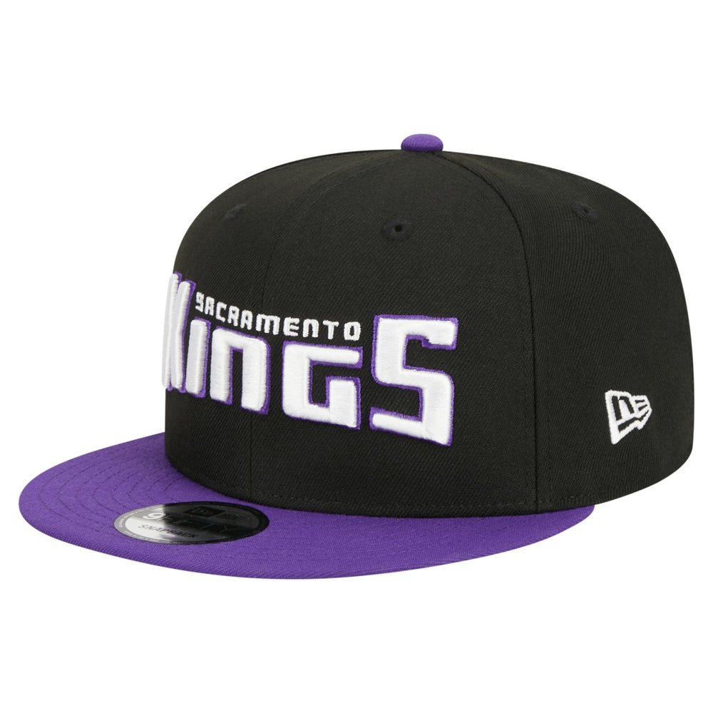 Black/Purple Sacramento Kings Jersey Hook Statement Edition 9FIFTY Snapback Hat | NBA