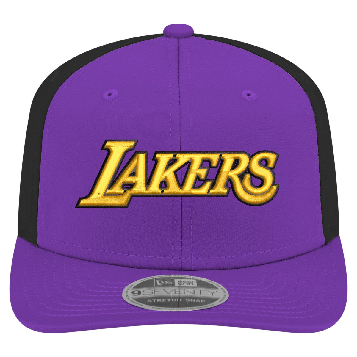Purple Los Angeles Lakers Statement Edition Jersey Hook 9SEVENTY Stretch-Snap Hat | NBA