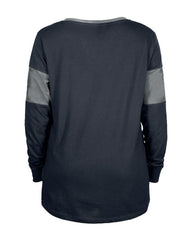 Dallas Cowboys Women's Lace-Up Notch-Neck Long Sleeve T-Shirt | NFL On sale