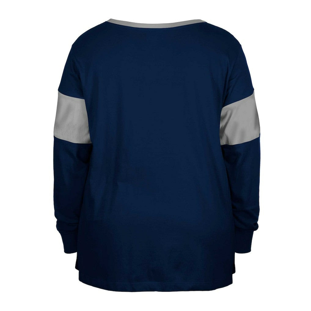Dallas Cowboys Women's Plus Size Lace-Up Notch Neck Long Sleeve T-Shirt  | NFL On sale