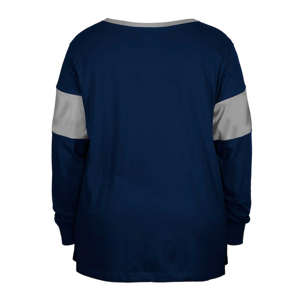 Dallas Cowboys Women's Plus Size Lace-Up Notch Neck Long Sleeve T-Shirt  | NFL On sale
