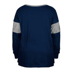 Dallas Cowboys Women's Plus Size Lace-Up Notch Neck Long Sleeve T-Shirt  | NFL On sale