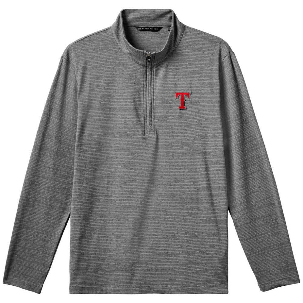 Texas Rangers TravisMathew The Heater Quarter-Zip Pullover Top - MLB Pullover