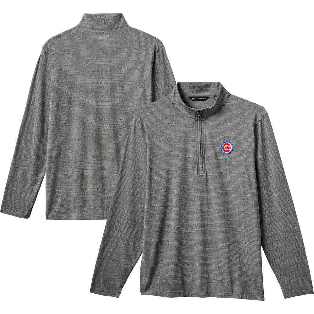 Chicago Cubs TravisMathew The Heater Quarter-Zip Pullover Top - MLB Pullover