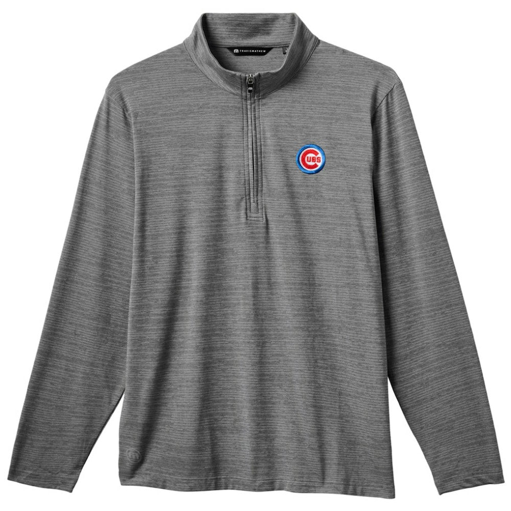 Chicago Cubs TravisMathew The Heater Quarter-Zip Pullover Top - MLB Pullover