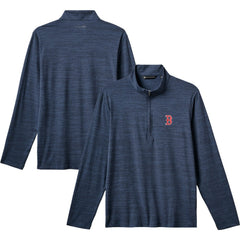 Boston Red Sox TravisMathew The Heater Quarter-Zip Pullover Top - MLB Pullover
