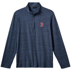 Boston Red Sox TravisMathew The Heater Quarter-Zip Pullover Top - MLB Pullover
