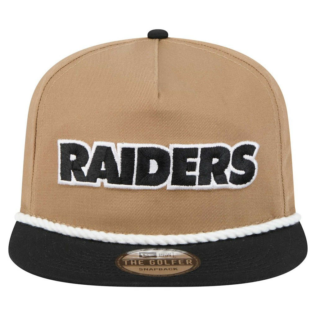 Las Vegas Raiders Desert Golfer Snapback Hat | NFL New