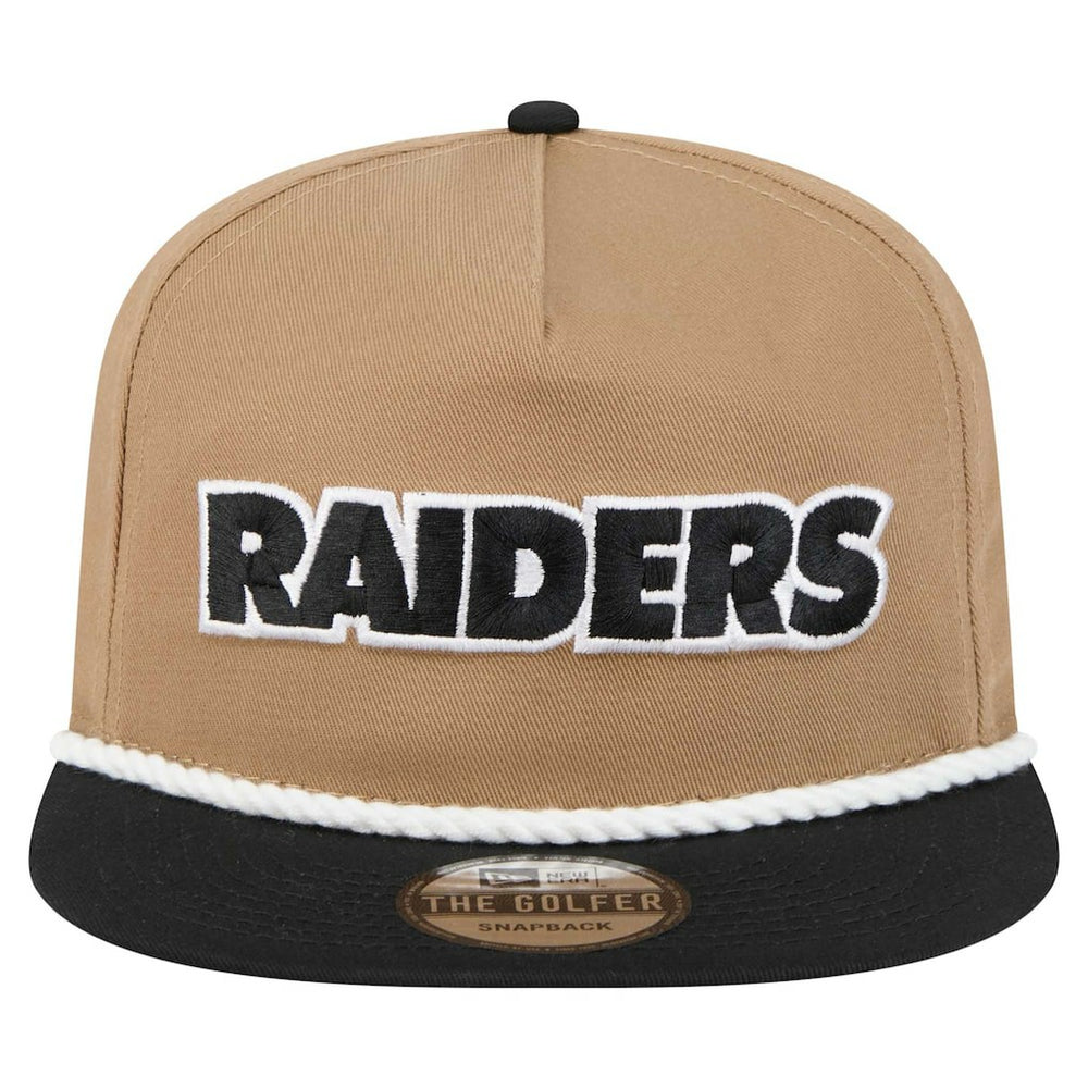 Las Vegas Raiders Desert Golfer Snapback Hat | NFL New