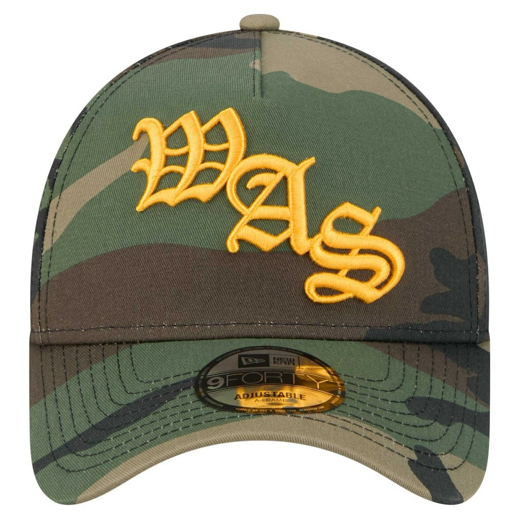 Washington Commanders Mystic Camo A-Frame 9FORTY Adjustable Hat | NFL New