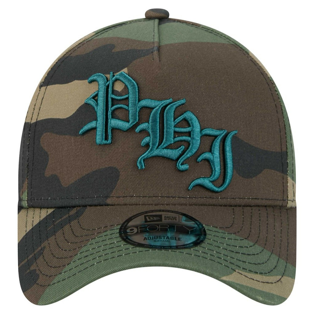 Philadelphia Eagles Mystic Camo A-Frame 9FORTY Adjustable Hat | NFL Discount