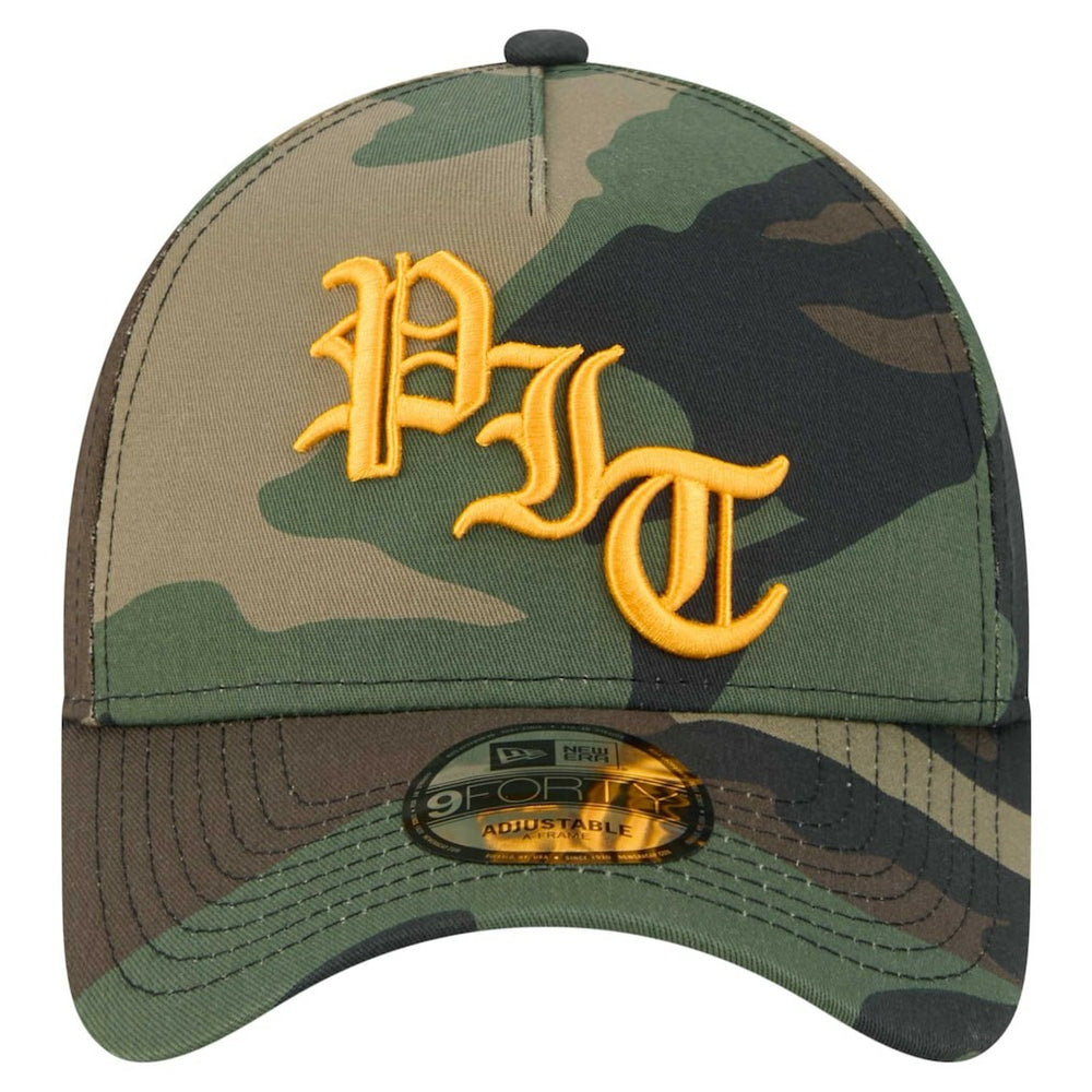 Pittsburgh Steelers Mystic Camo A-Frame 9FORTY Adjustable Hat | NFL New