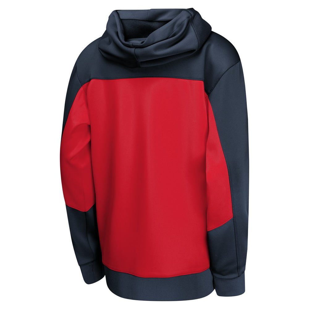 Navy/Red Washington Wizards Youth Authentic On-Court Showtime Performance Full-Zip Hoodie | NBA