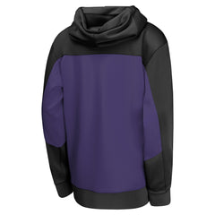 Black/Purple Phoenix Suns Youth Authentic On-Court Showtime Performance Full-Zip Hoodie | NBA