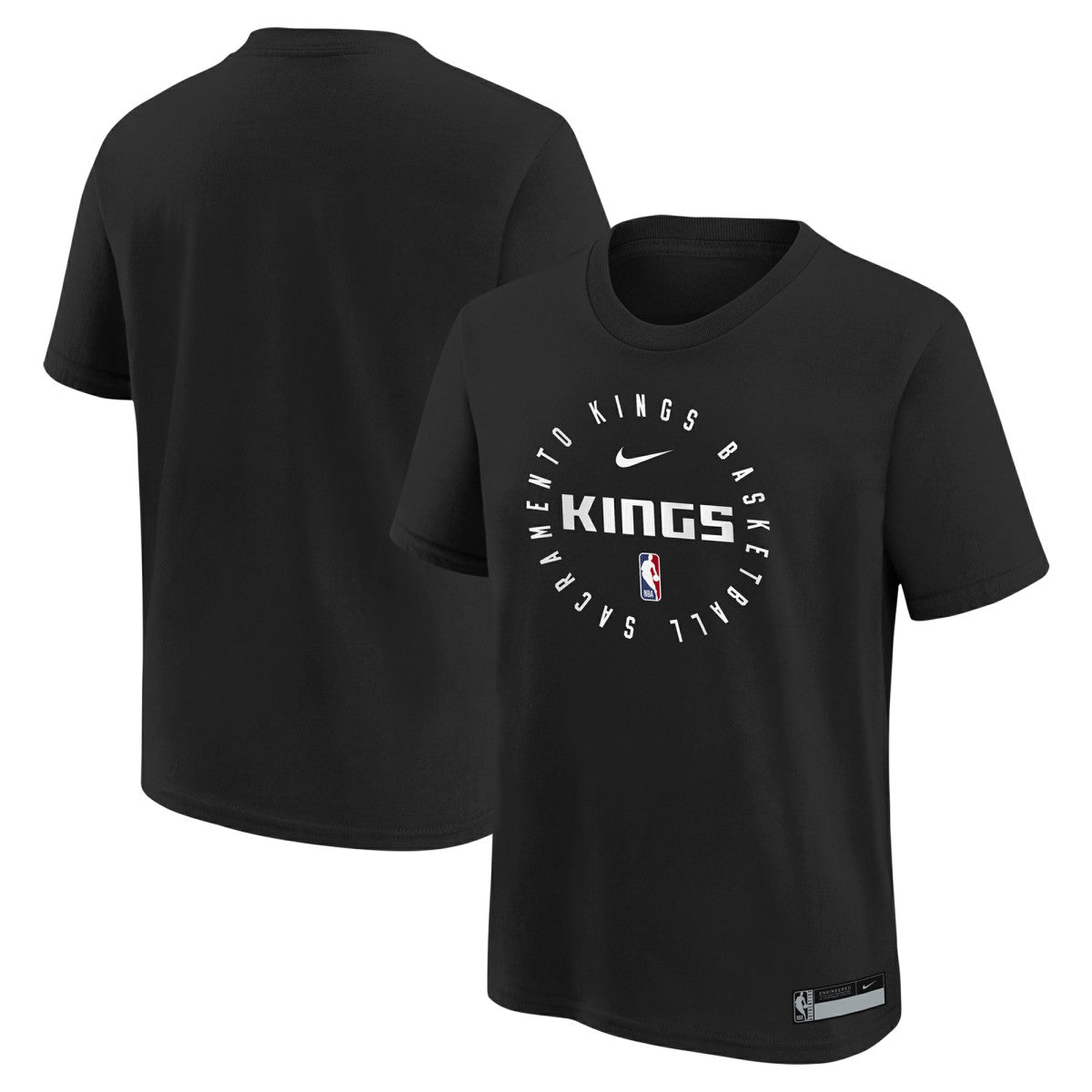 Black Sacramento Kings Youth Practice Legend T-Shirt | NBA