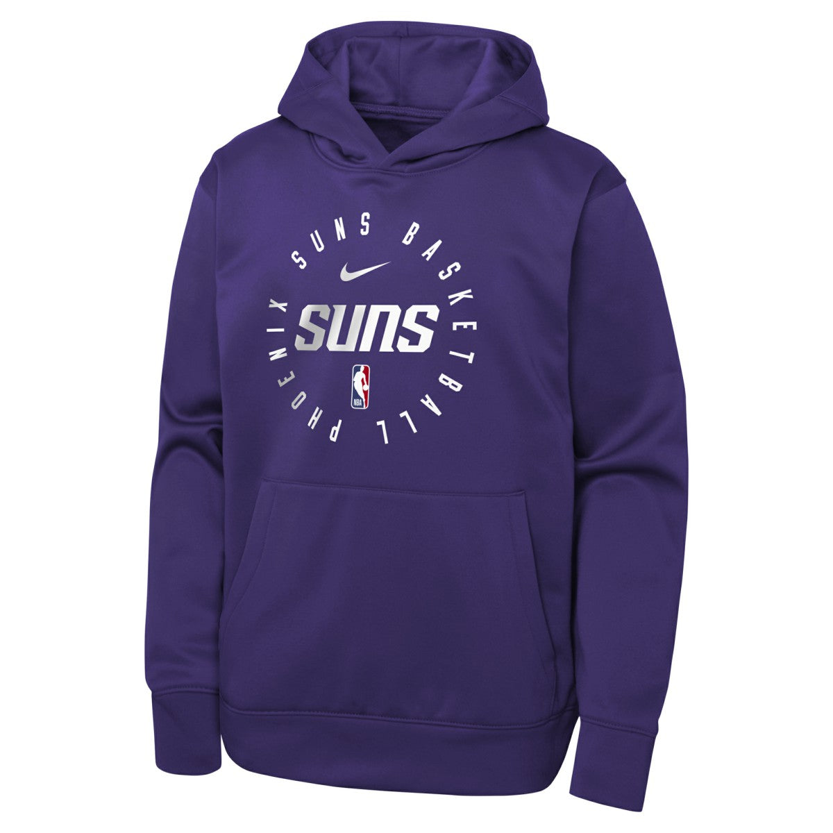 Purple Phoenix Suns Youth Performance Practice Spotlight Pullover Hoodie | NBA