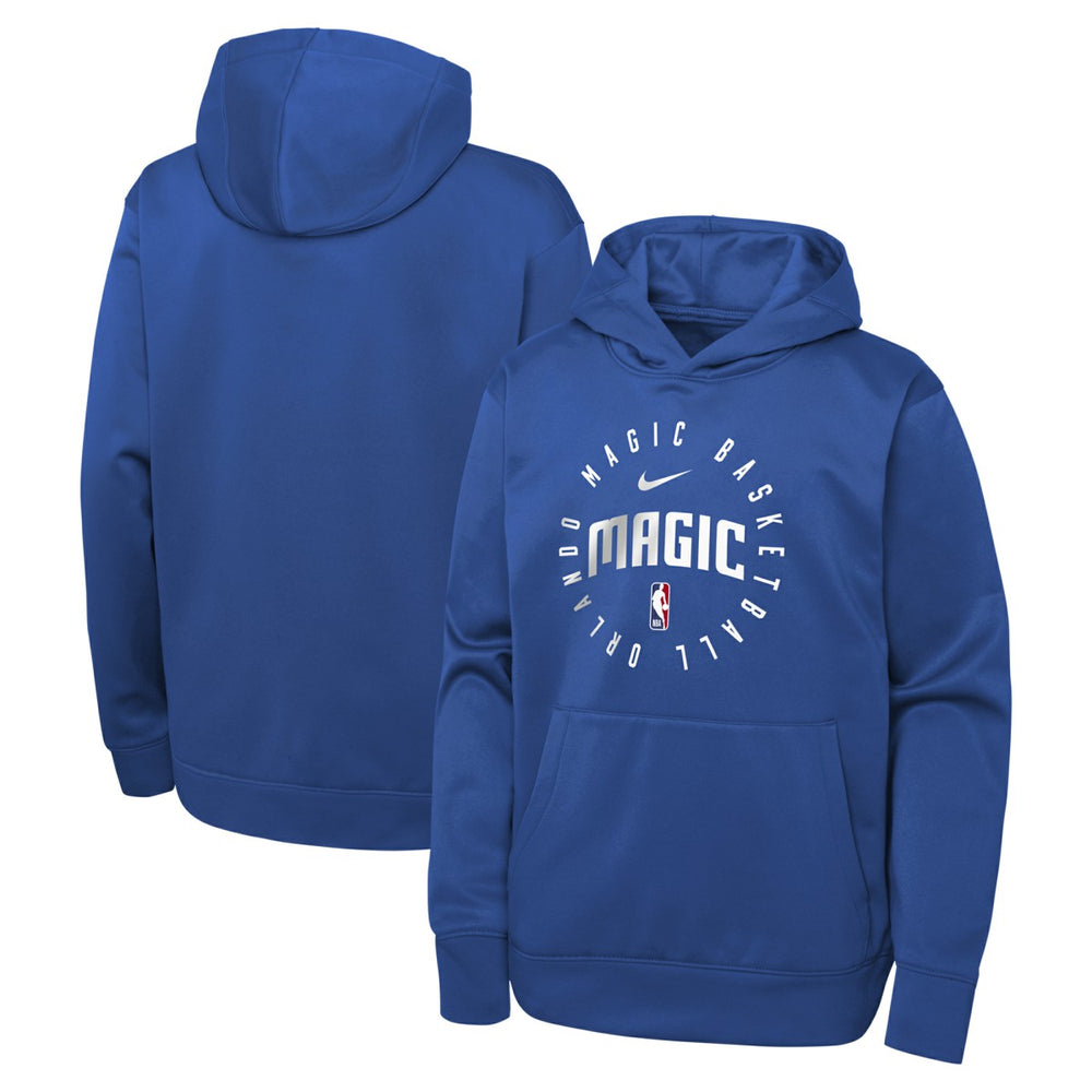 Blue Orlando Magic Youth Performance Practice Spotlight Pullover Hoodie | NBA