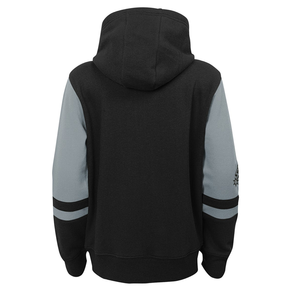 Black San Antonio Spurs Preschool Straight To The League Full-Zip Hoodie | NBA
